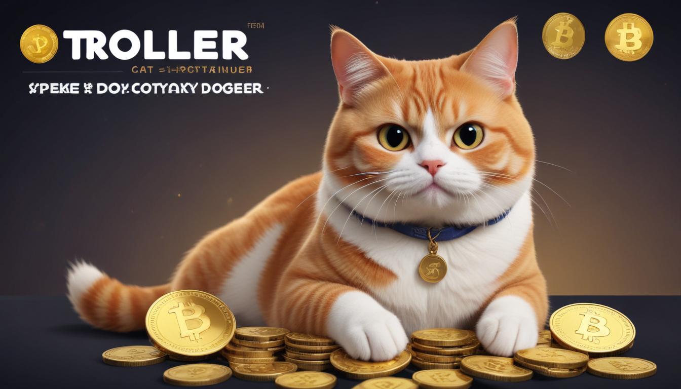 Troller Cat: Новый король мемкоинов? Presale, P2E и дефляционная модель! | Cryptodamus.io