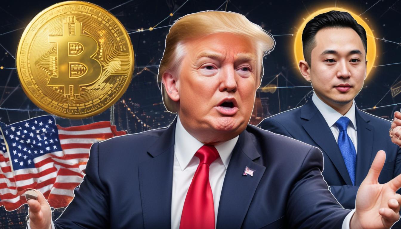 Трамп, Сан и TRX: Крипто-игра влиятельных лиц, которая потрясет рынок США! | Cryptodamus.io